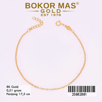 Gelang Rantai Variasi Tanpa Permata - 25082801 - 8K