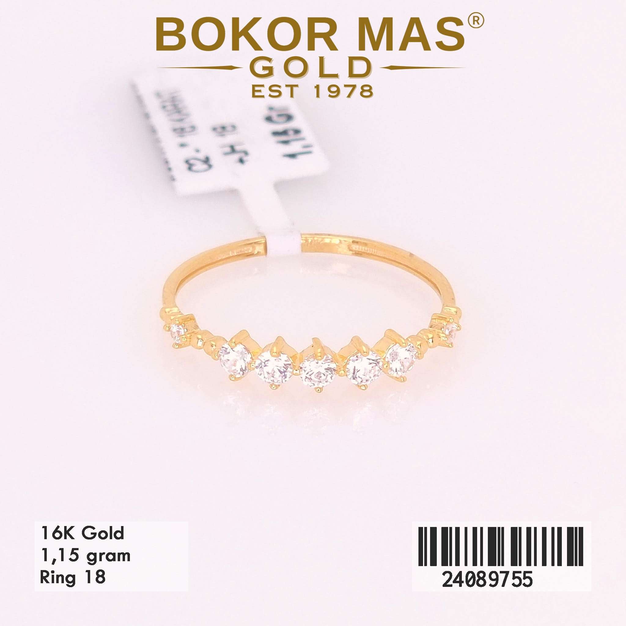 Cincin Variasi Permata - 24089755 - 16K