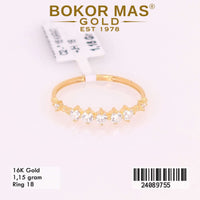 Cincin Emas  Variasi Permata - 24089755 - 16K