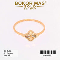 Cincin  Emas Variasi Clover - 24085565 - 8K