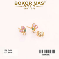 Giwang Emas  Tusuk Variasi Permata - 22049583 - 16K