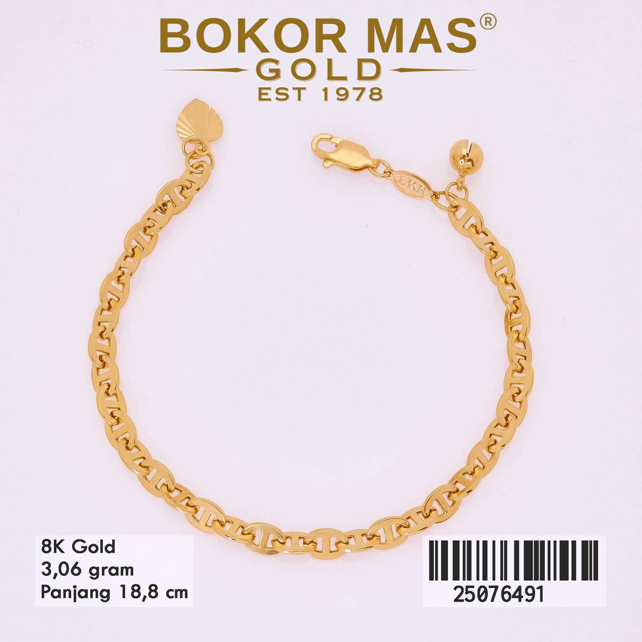 Gelang Rantai Casteli Mainan Lonceng - 25076491 - 8K