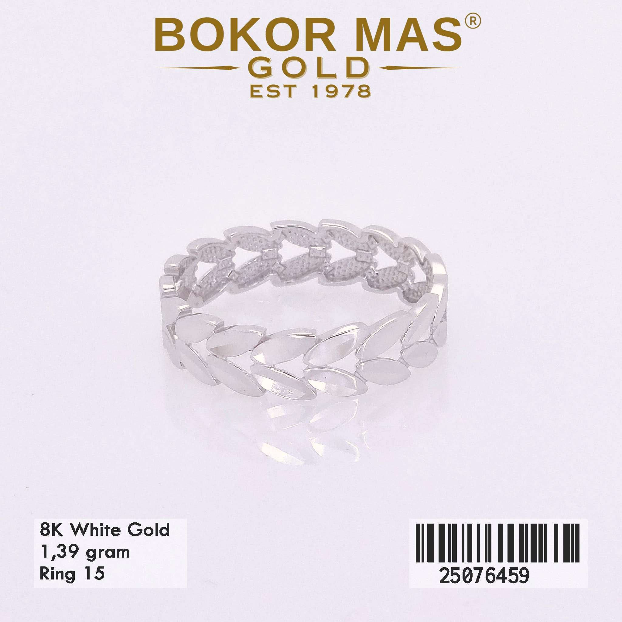 Cincin Daun Variasi Tanpa Permata - 25076459 - 8K