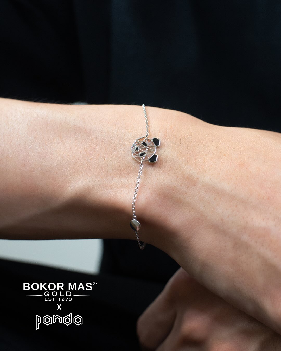 Bokor Mas Gold X DJ Panda - Gelang Variasi Panda Estimasi Berat 2.00-2.10gr kadar 16 karat