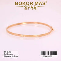 Gelang Emas Kaku Tanpa Permata - 25048366 - 8K