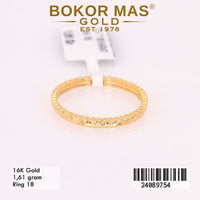 Cincin Emas  Variasi Tanpa Permata - 24089754 - 16K