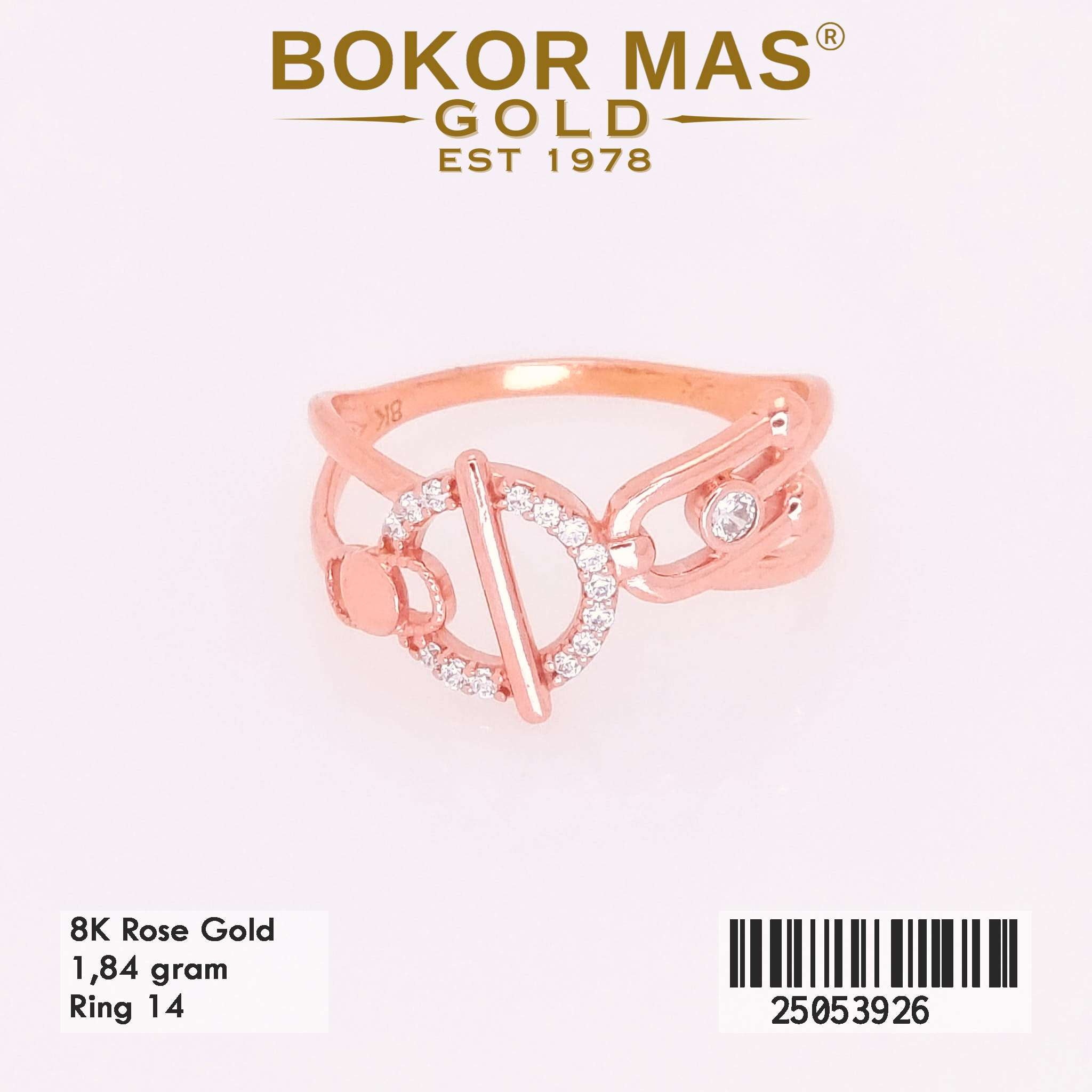Cincin Emas Variasi Tiff Permata - 25053926 - 8K