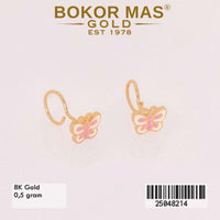 Anting Emas Toge Kupu-kupu - 25048214 - 8K