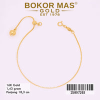 Gelang Rantai Serut Italy - 25097203 - 16K