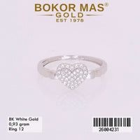 Cincin Variasi Hati Permata - 26004231 - 8K
