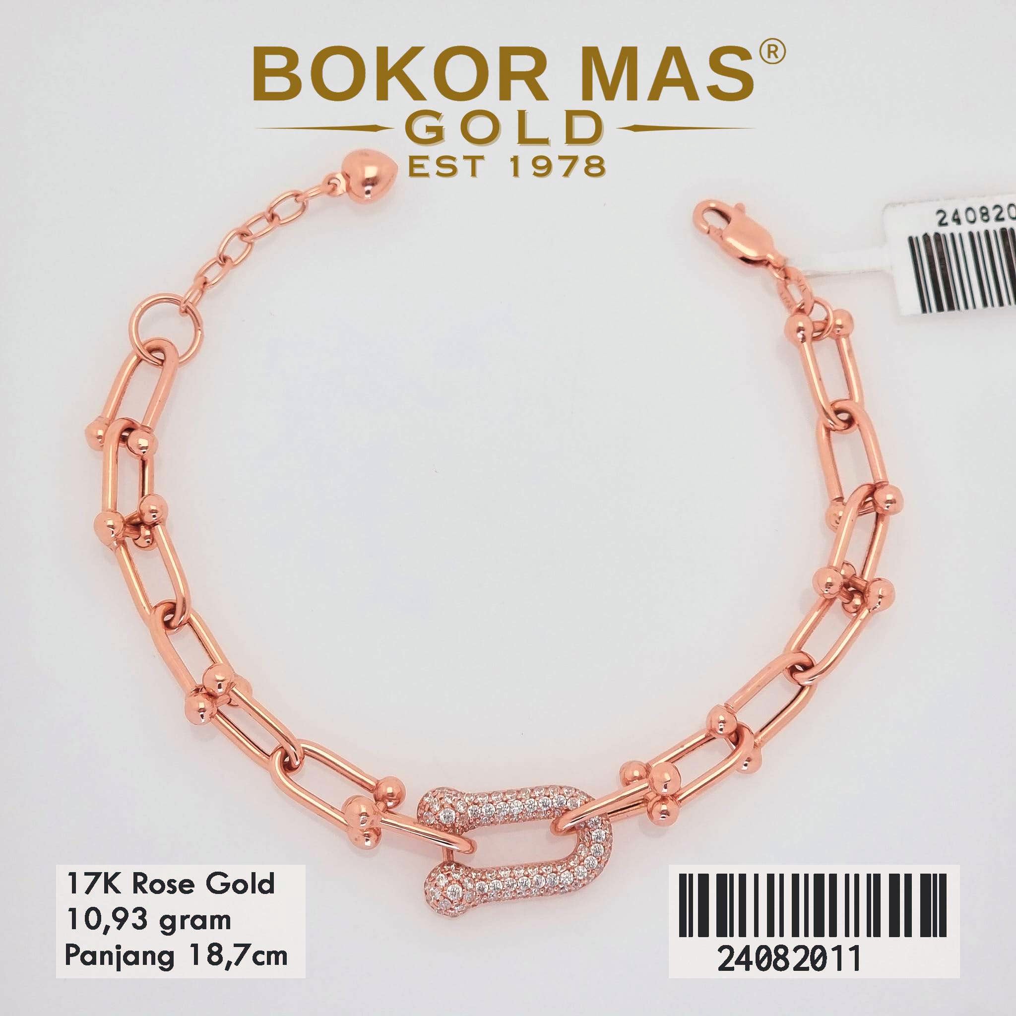 Gelang Rantai Variasi - 24082011 - 17K