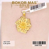 Liontin Emas  Bunga Kuning - 24087930 - 16K