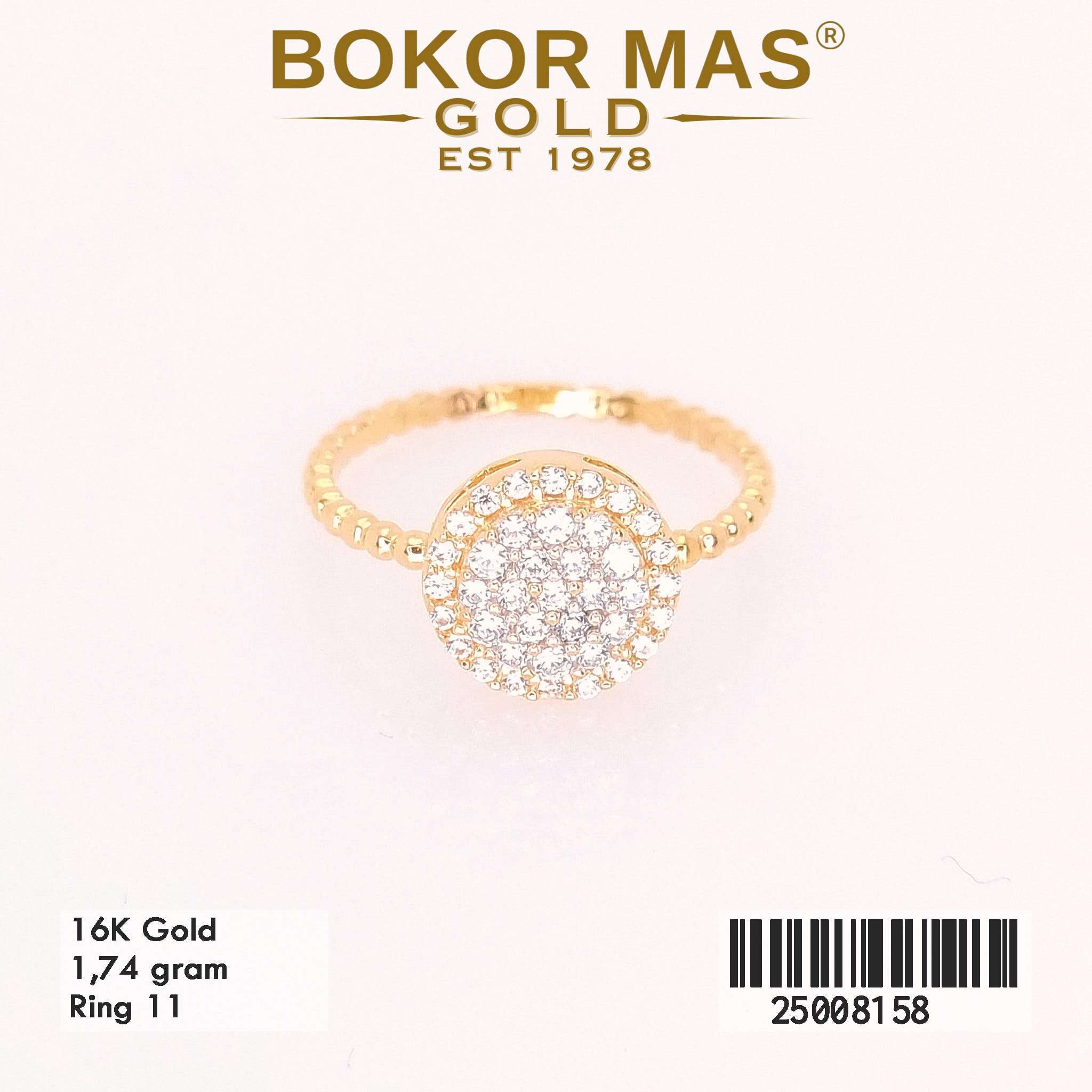 Cincin Variasi Full Permata - 25008158 - 16K