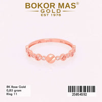 Cincin Emas Variasi Permata - 25054592 - 8K