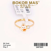 Cincin Emas Anak Variasi Boneka - 24075601 - 8K