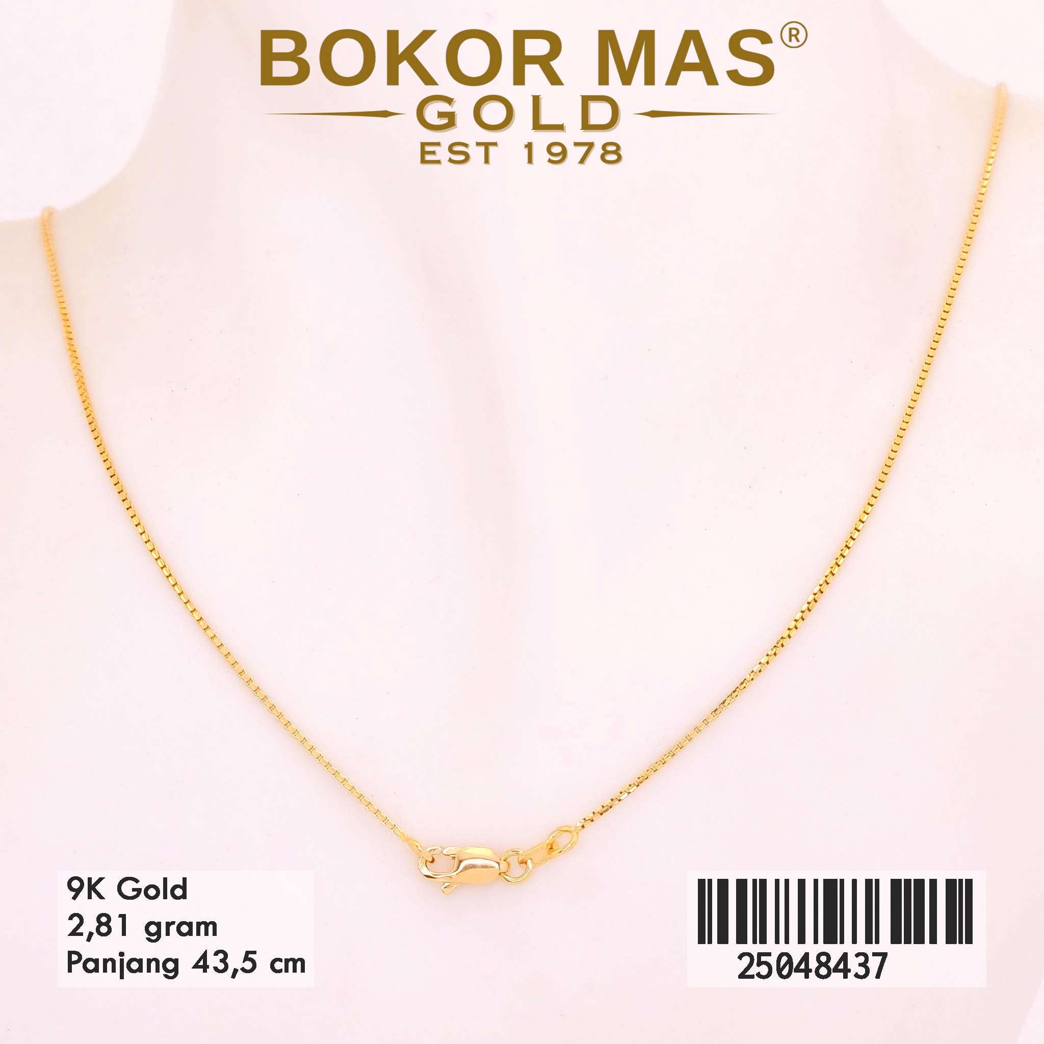 Kalung Emas Variasi Permata - 25048437 - 8K