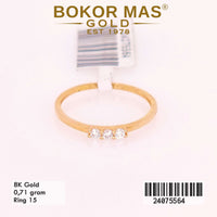 Cincin Emas Variasi Listring - 24075564 - 8K