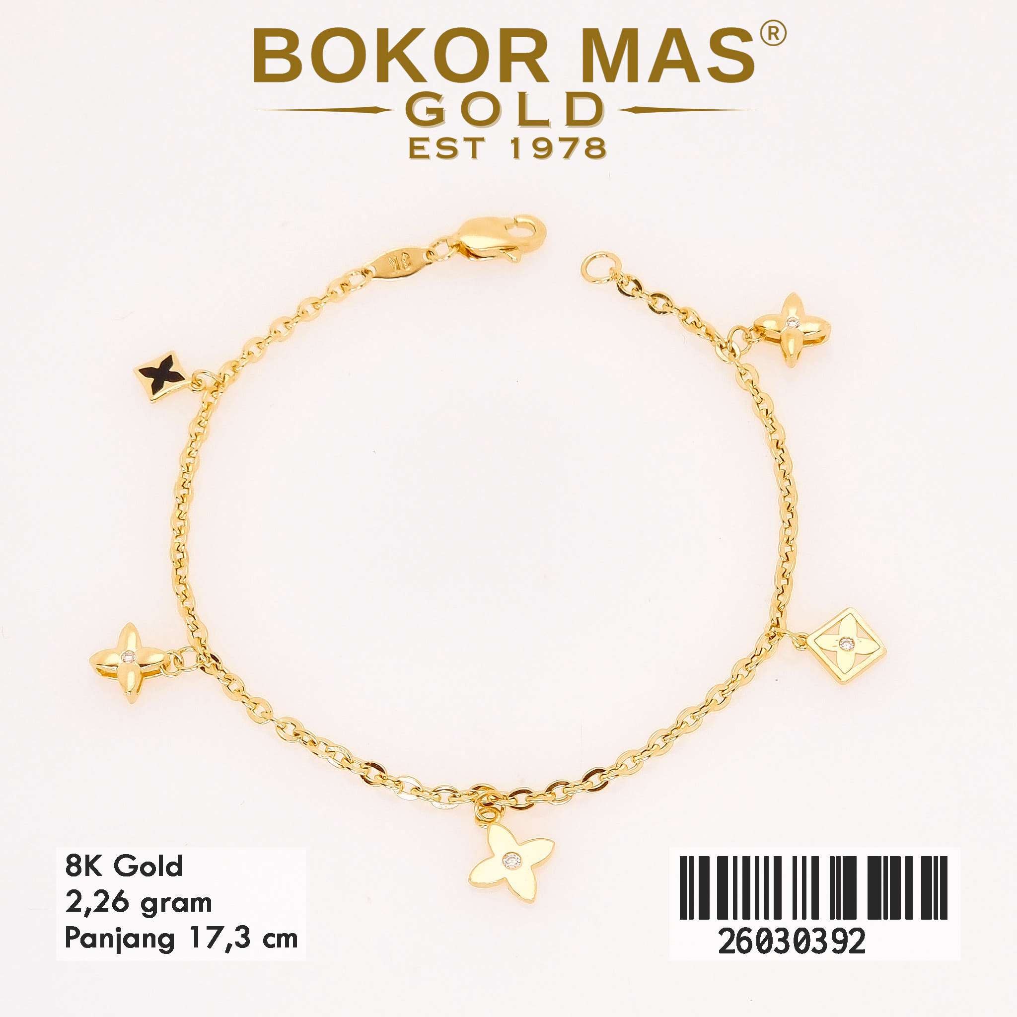  Gelang Rantai Variasi Mainan Juntai - 26030392 - 8K