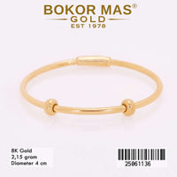 Gelang Emas Kaku Anak Variasi Tanpa Permata - 25061136 - 8K