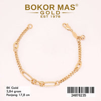 Gelang  Emas  Rantai Variasi Mainan - 24076235 - 8K