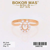 Cincin  Emas Variasi Permata Owave - 24085702 - 8K