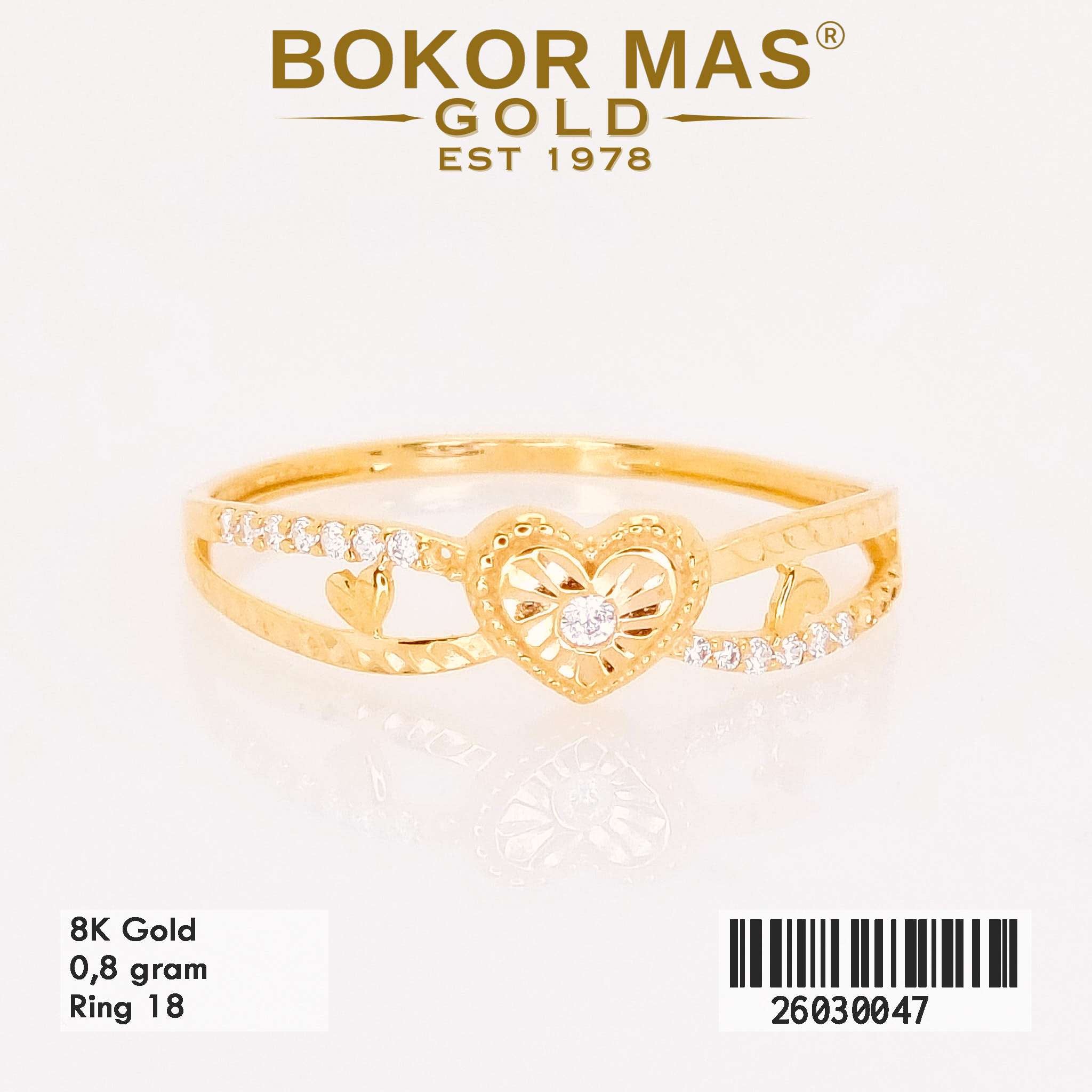  Cincin Variasi Permata Hati - 26030047 - 8K