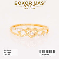 Cincin Variasi Permata Hati - 26030047 - 8K