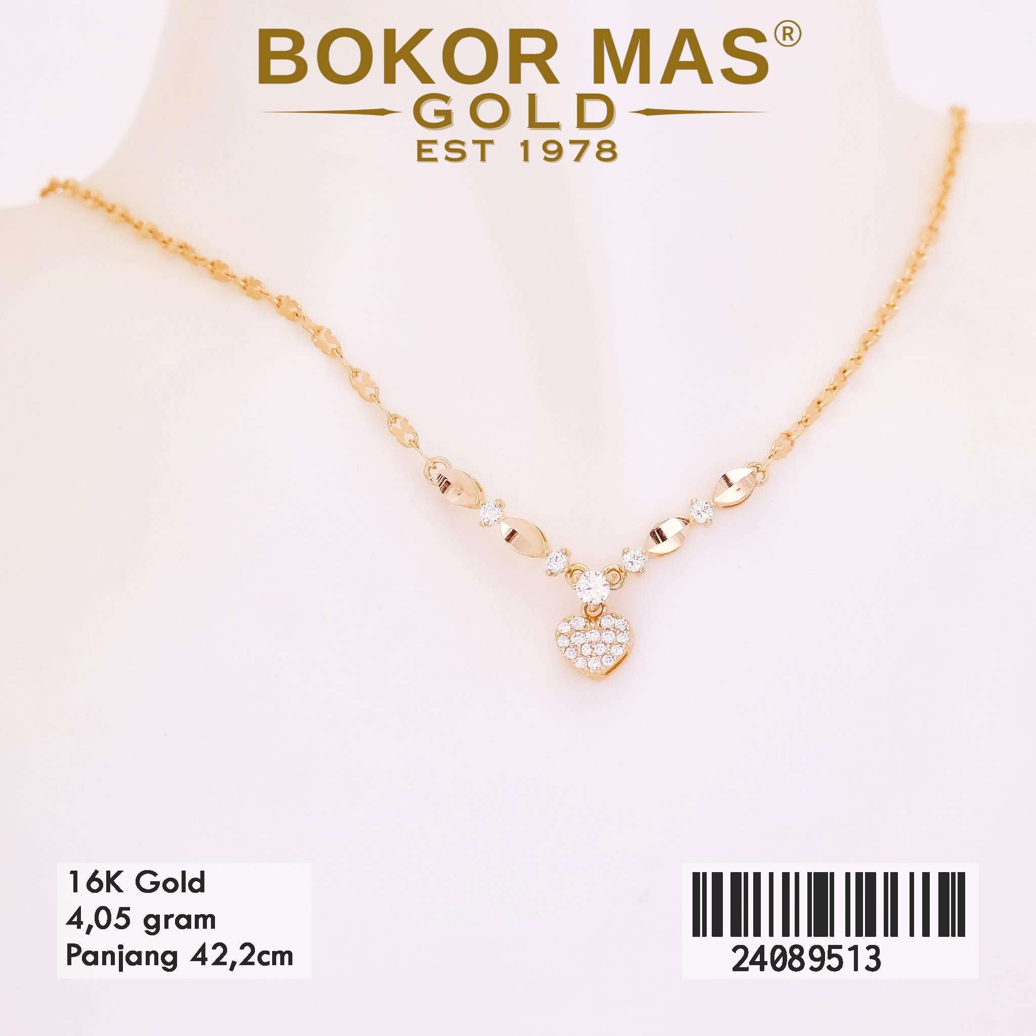 Kalung Variasi Model Bulat Permata - 24089513 - 16K