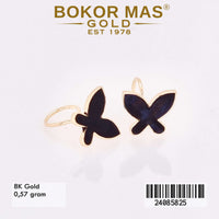 Anting Emas  Toge Variasi Cat Hitam - 24085825 - 8K