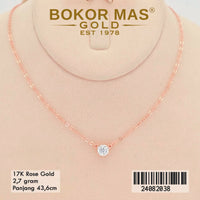 Kalung Emas  Variasi Permata - 24082038 - 17K