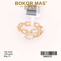 Cincin Emas  Variasi Permata - 24089353 - 16K