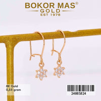 Anting  Emas Variasi Snow Mini - 24085824 - 8K