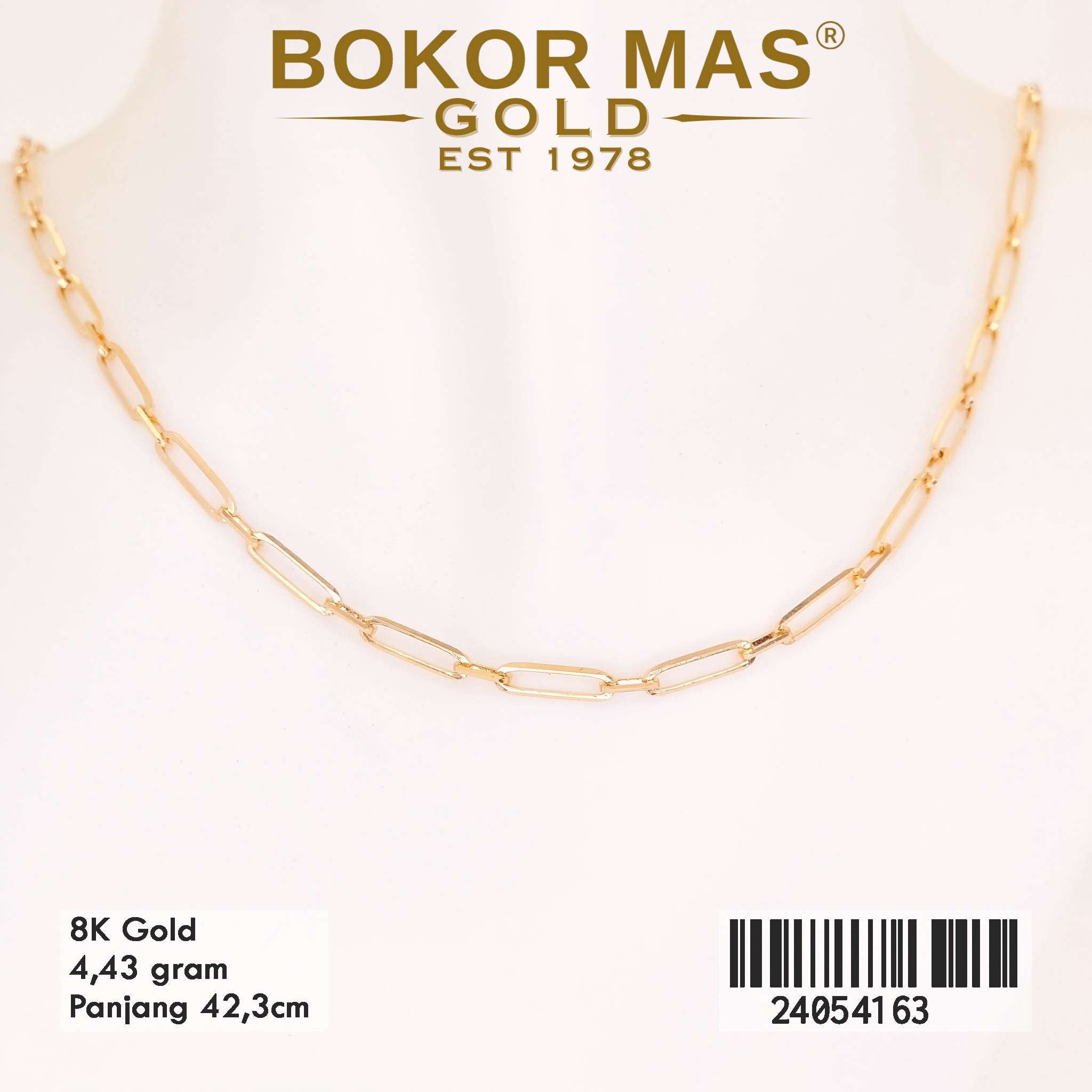 Kalung Paperline Tanpa Permata - 24054163 - 8K