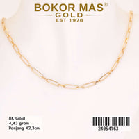 Kalung Emas Paperline Tanpa Permata - 24054163 - 8K