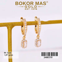 Anting Emas  Klip Variasi Stone - 24085781 - 8K