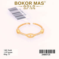 Cincin Emas  Variasi Batu Permata - 24089725 - 16K