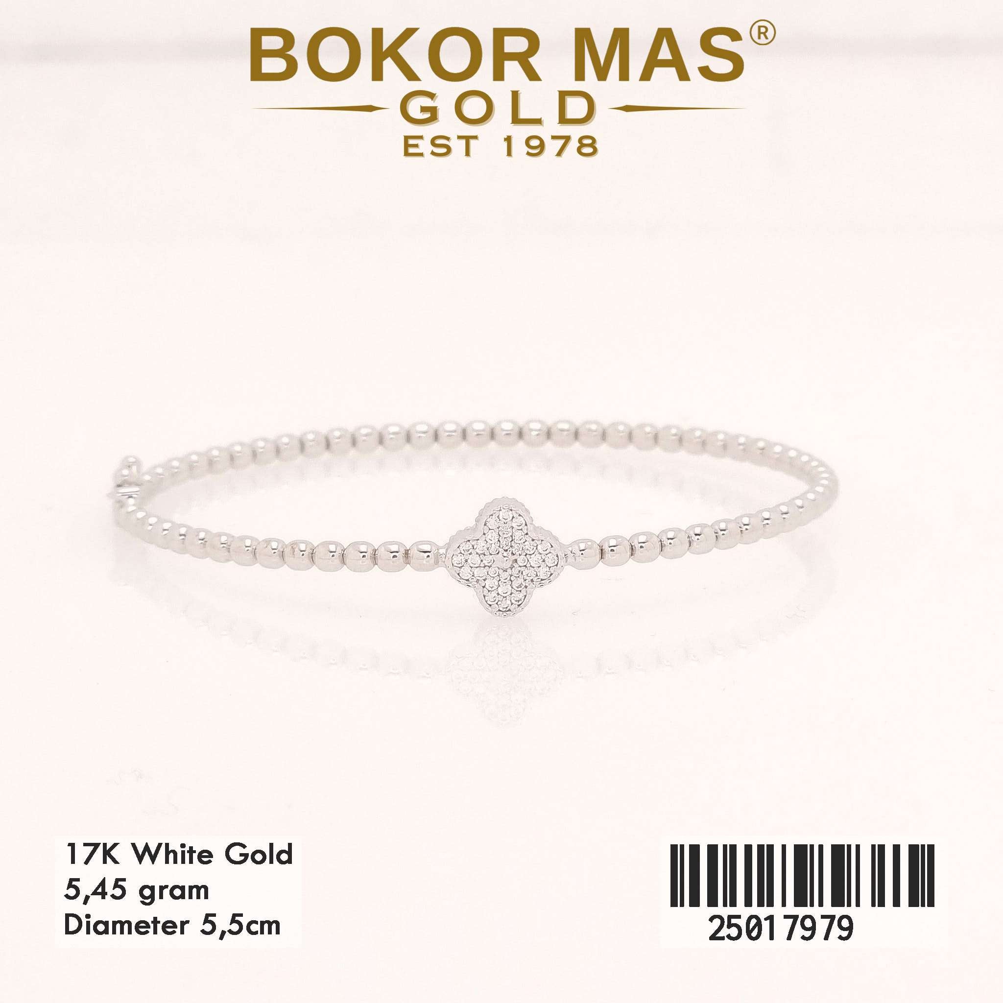 Gelang Kaku Variasi Permata - 25017979 - 17K