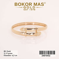 Gelang  Emas Bangkok Anak Variasi Tanpa Permata - 24076452 - 8K