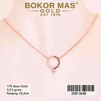 Kalung Emas Variasi Permata - 25013648 - 17K