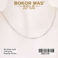 Kalung Emas Polos Variasi Tanpa Permata - 24057185 - 8K
