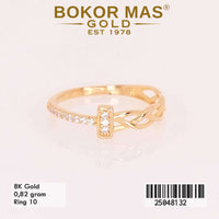 Cincin Emas Variasi Permata - 25048132 - 8K