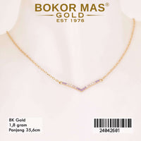 Kalung Emas Anak Aurel Variasi Permata Permata - 24042601 - 8K