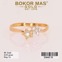 Cincin Emas Variasi Bintang - 25048178 - 8K