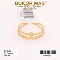 Cincin Emas Variasi Permata - 24085552 - 8K