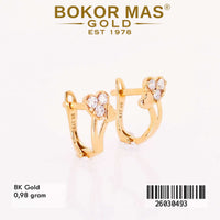 Anting Klip Variasi Permata Hati - 26030493 - 8K