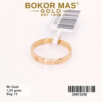 Cincin Emas Variasi Tanpa Permata - 24015266 - 8K