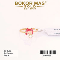 Cincin Emas Anak Variasi Boneka - 24047150 - 8K