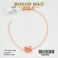 Gelang Emas  Rantai Variasi - 24082004 - 17K
