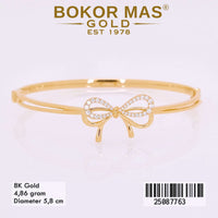Gelang Kaku Variasi Pita Permata - 25087763 - 8K