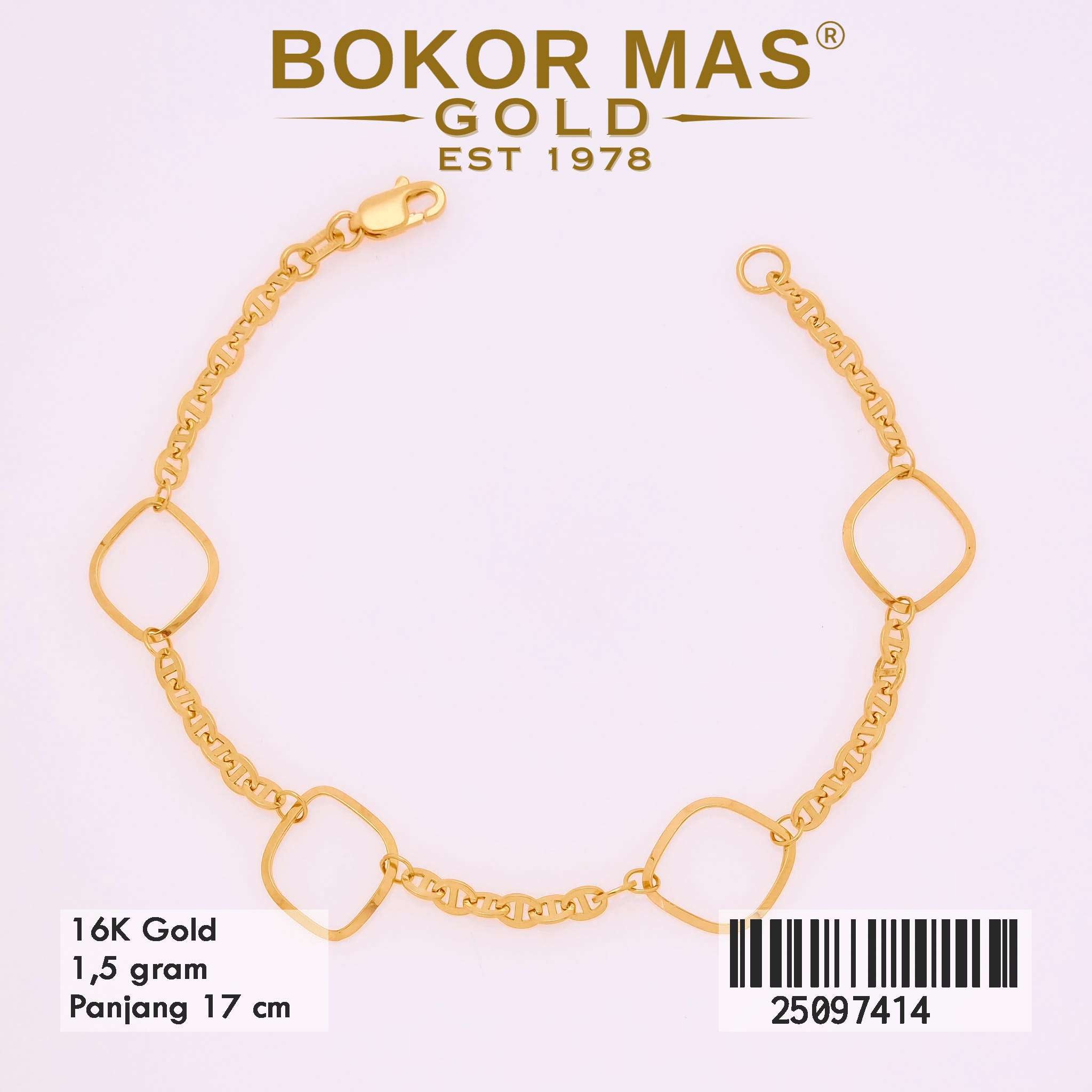 Gelang Rantai Variasi Hermei  - 25097414 - 16K